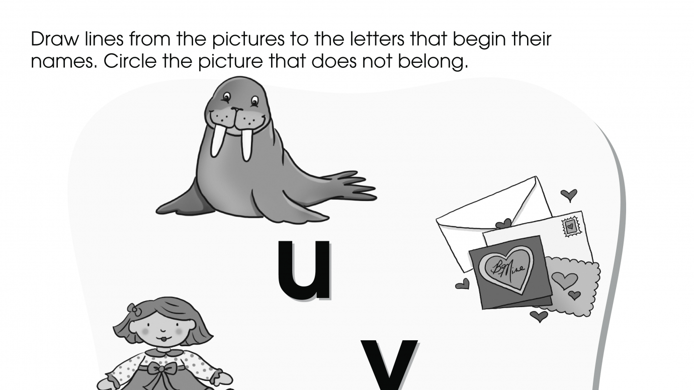 Beginning Letter Sounds u-x