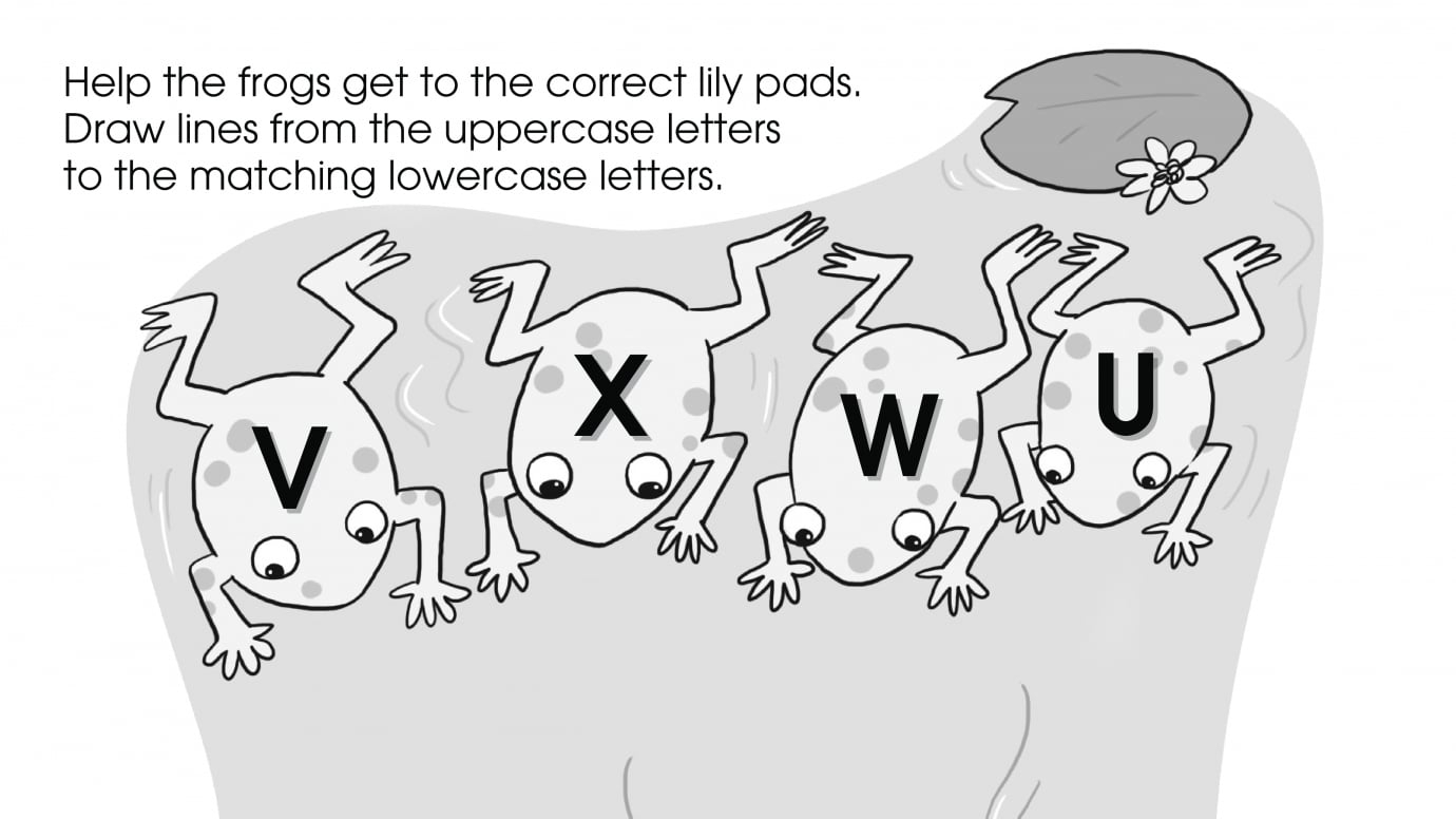 Uppercase & Lowercase Letters U-X