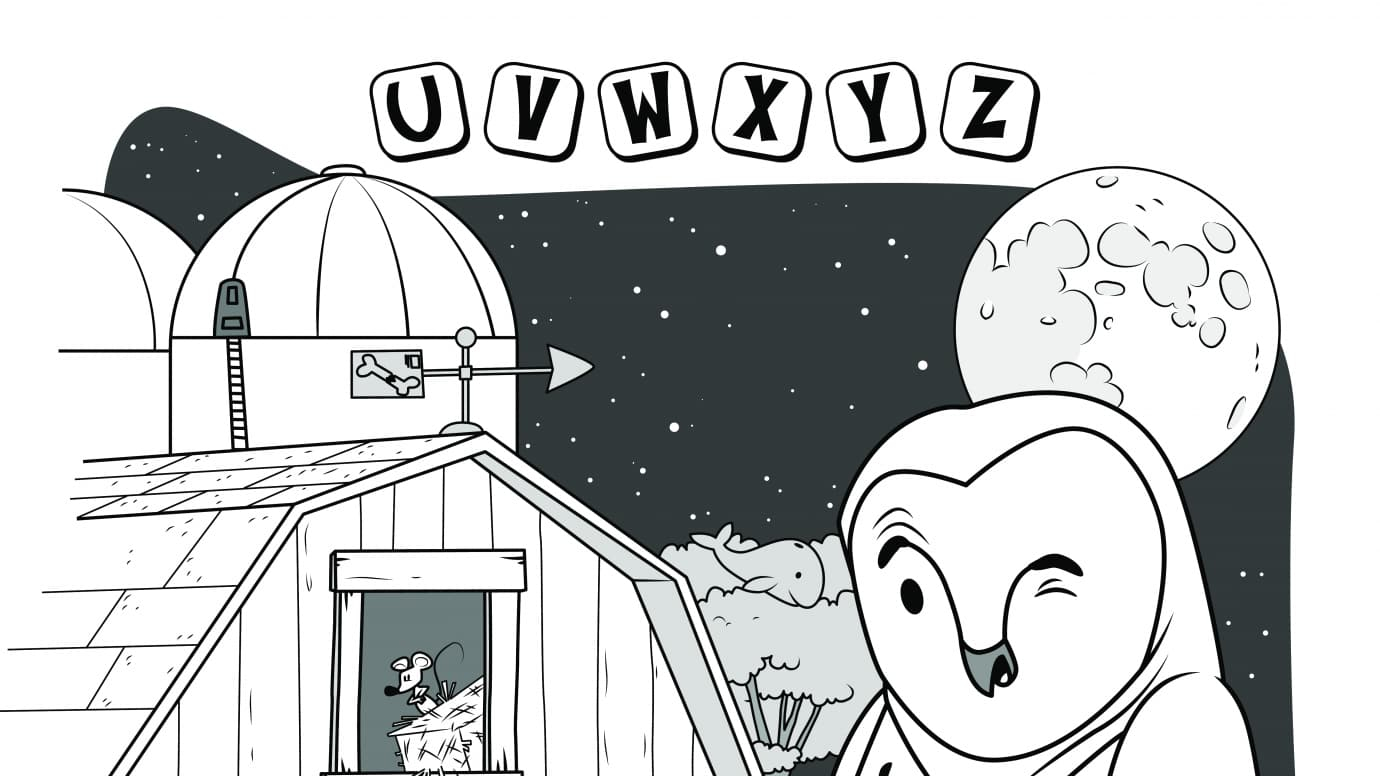 Alphabet Hidden Pictures U-Z