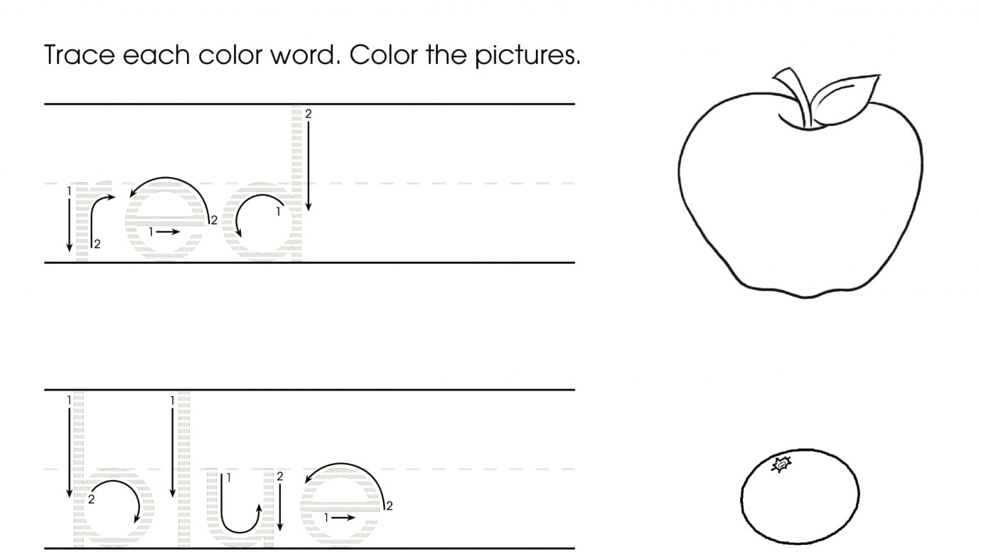 Trace & Write Colors 1