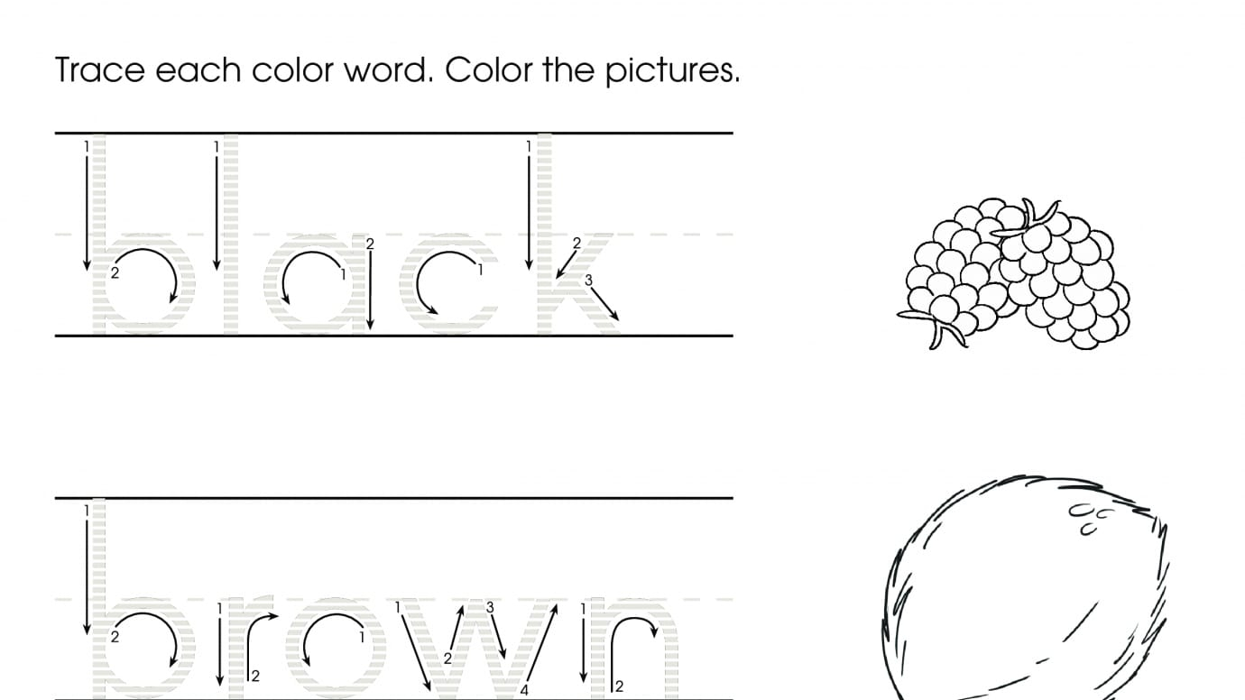 Trace & Write Colors 2