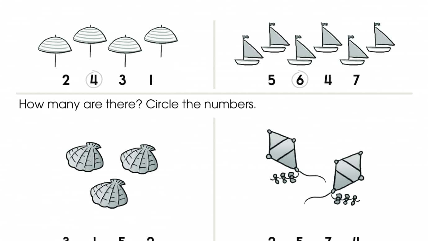 Beach Counting 2-7