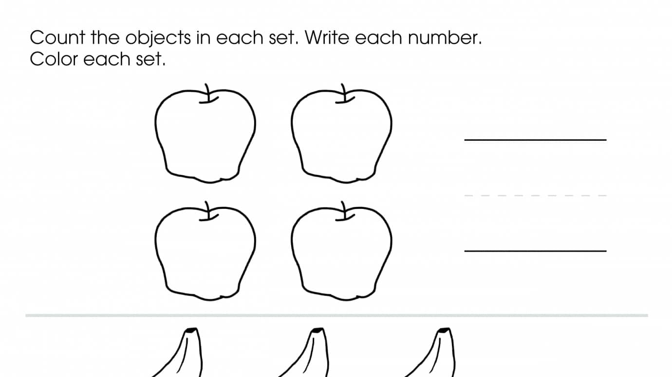 Count & Color Fruit 4-6