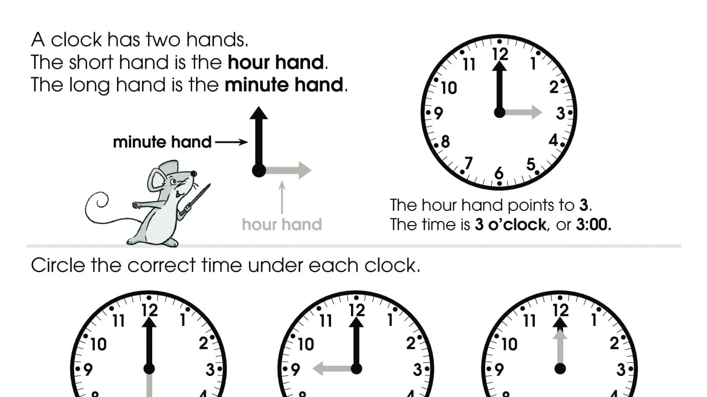 Telling Time O'clocks