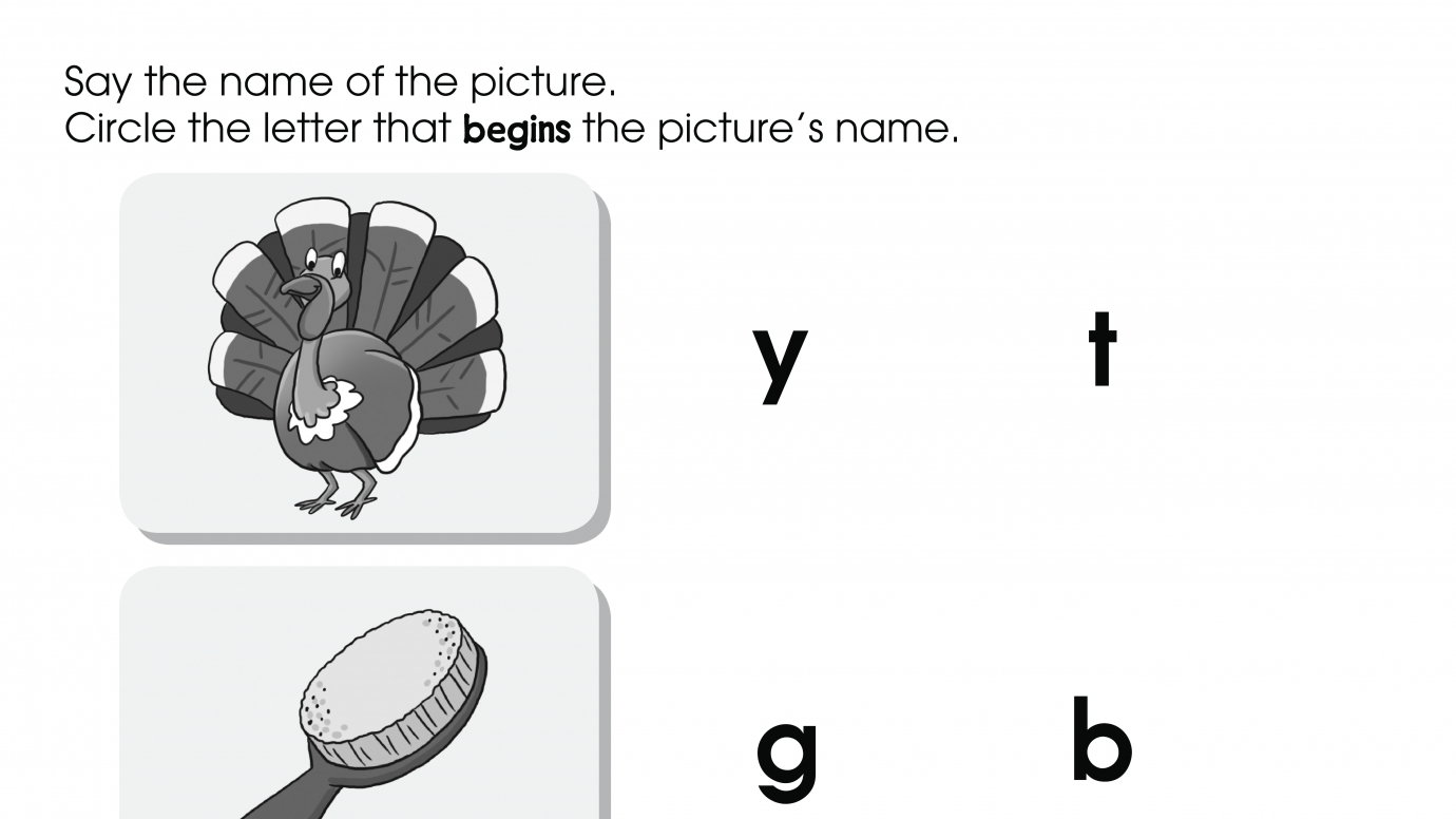 Choose the Beginning Letter 3