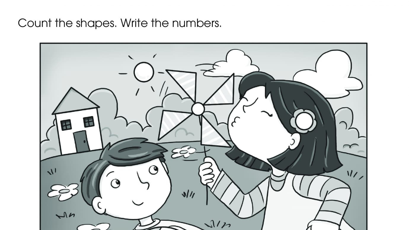 Sunny Day: Find and Count Shapes