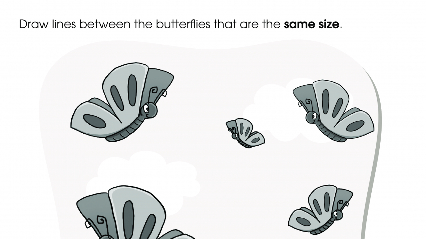 Same Size Butterflies