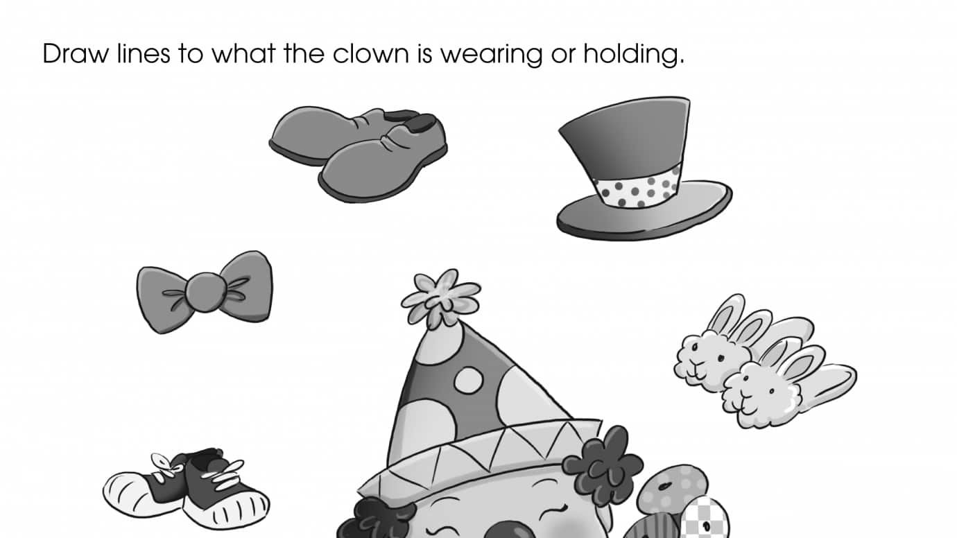 Match What the Clown is Wearing