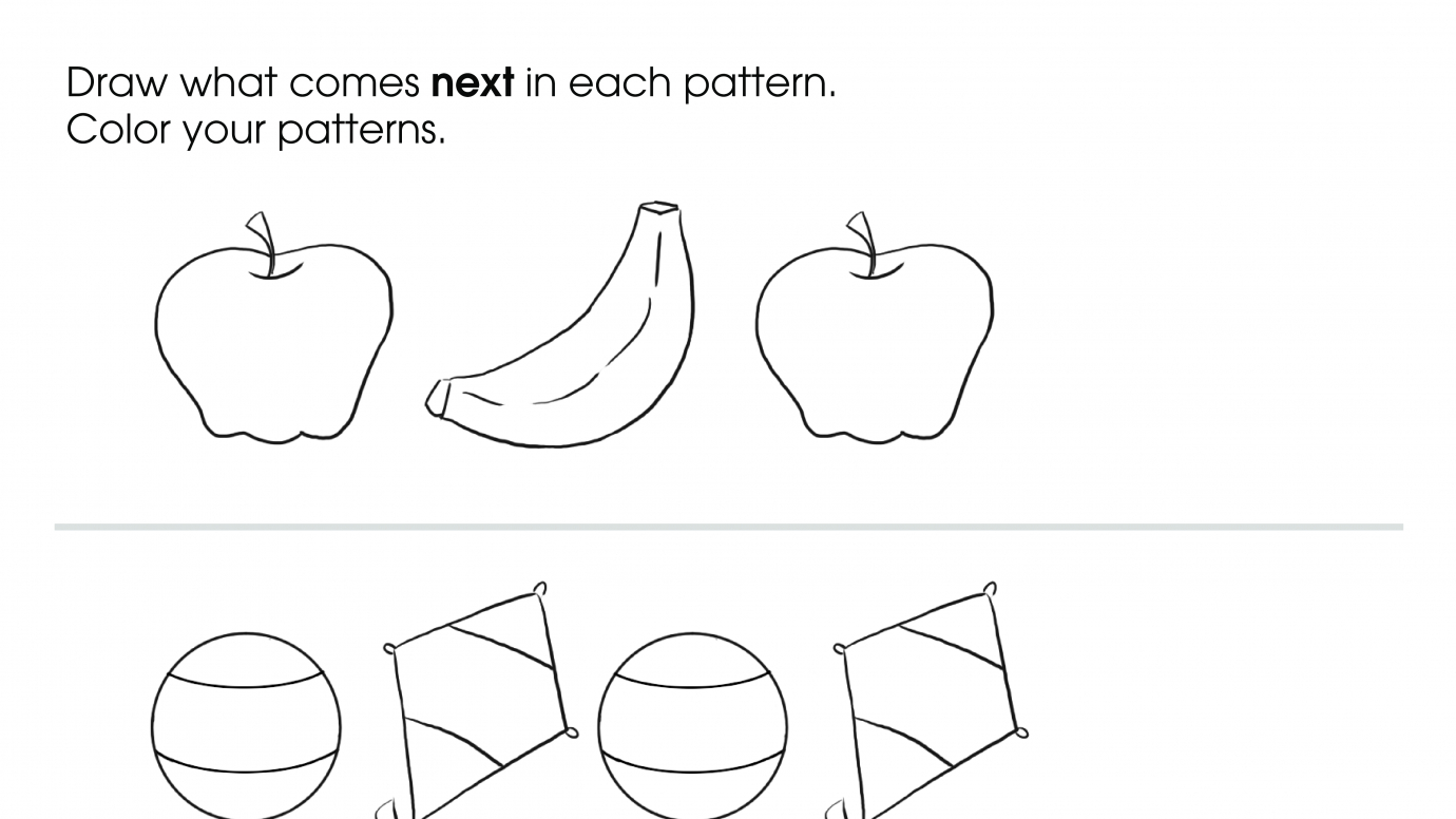 Draw & Color Patterns