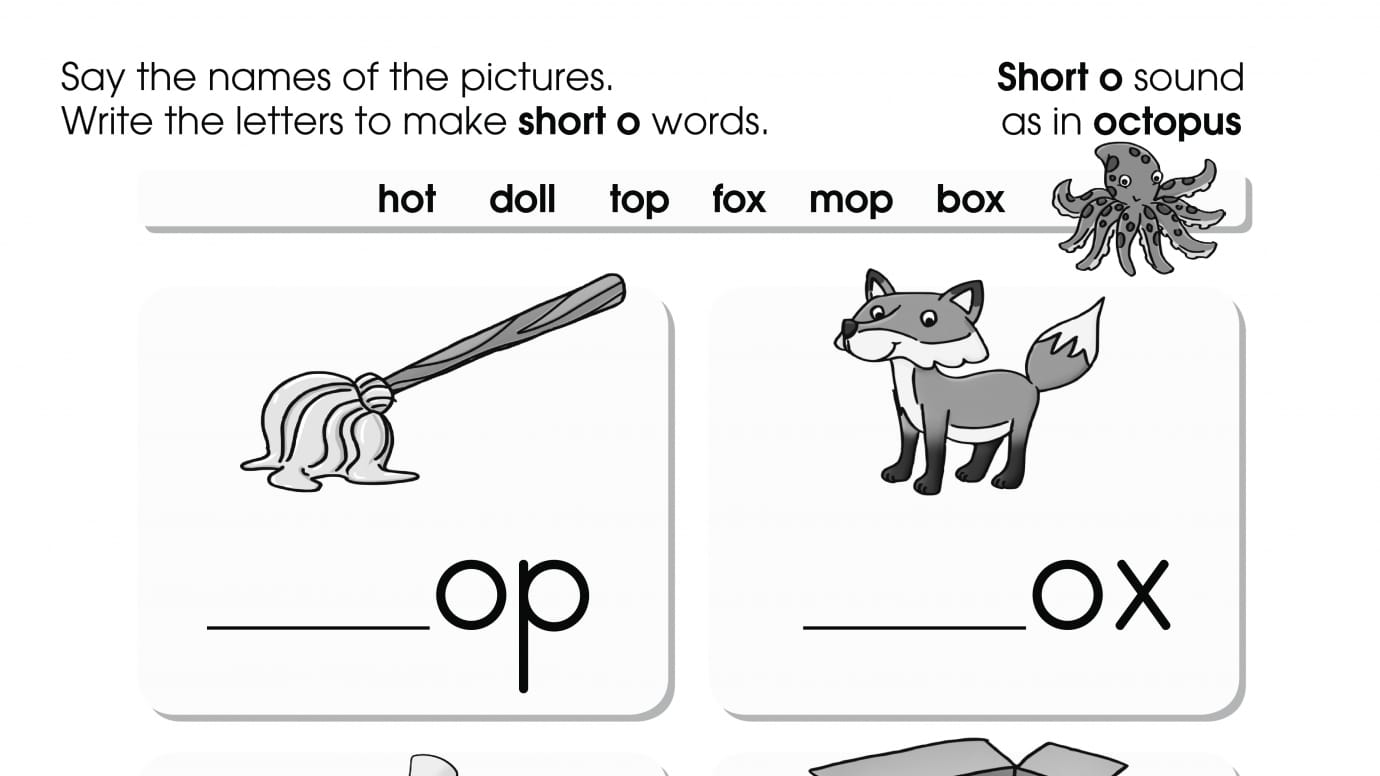 Making Short o Words