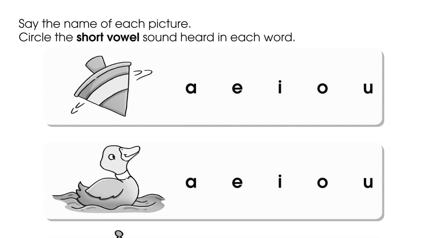 Short Vowel Sounds