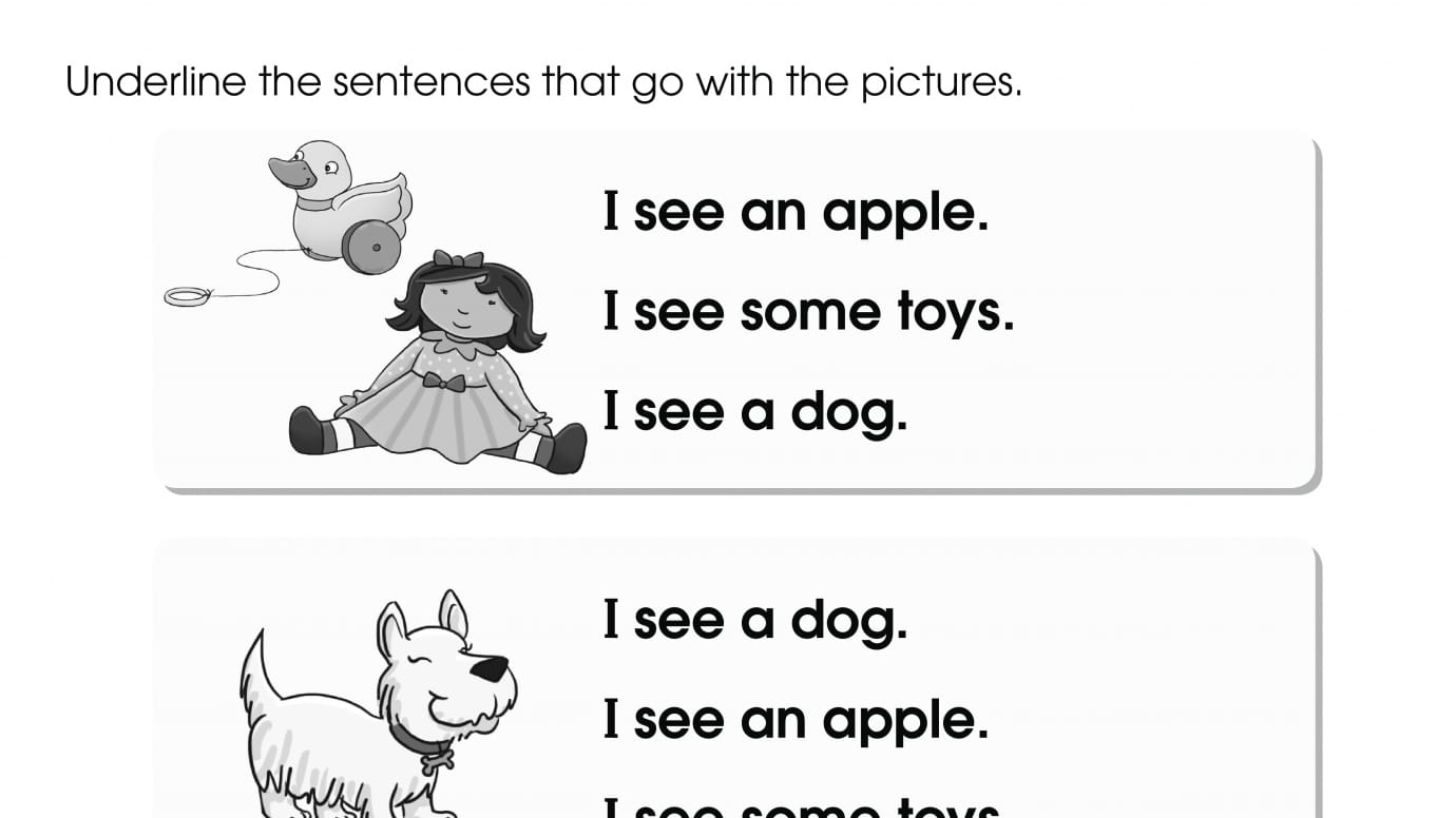 Matching Sentences to Pictures