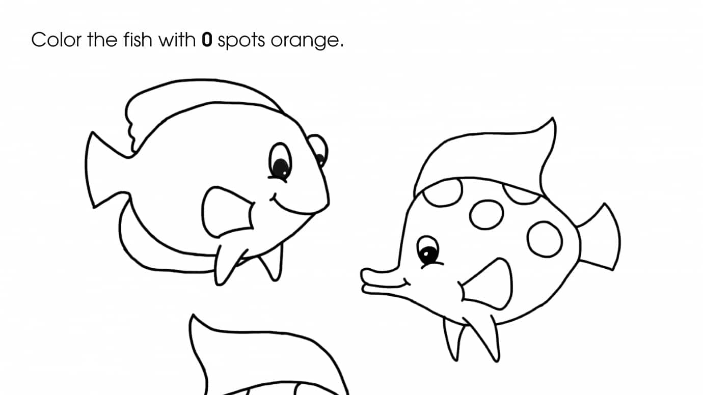 Coloring Fish with Zero Spots