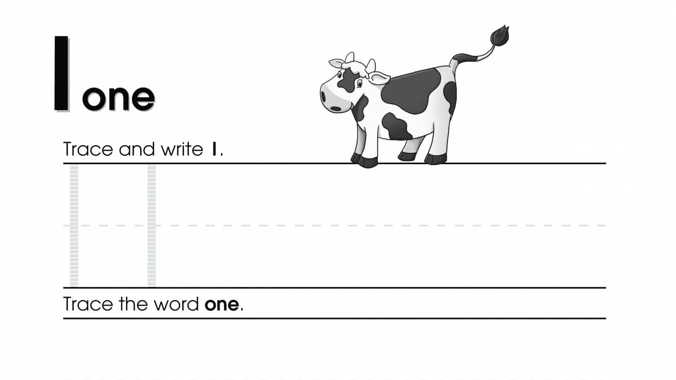 Trace, Write & Match One