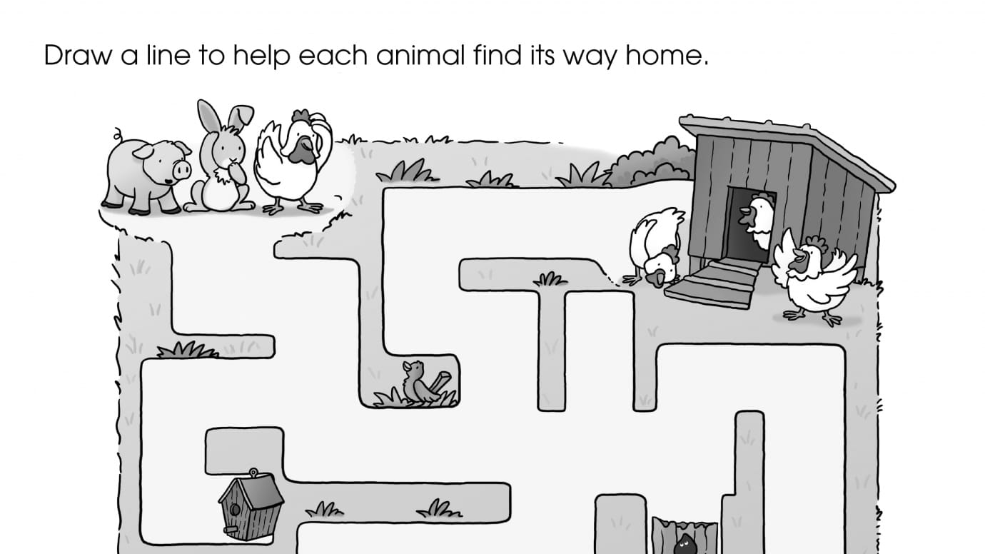 Addition Math Maze