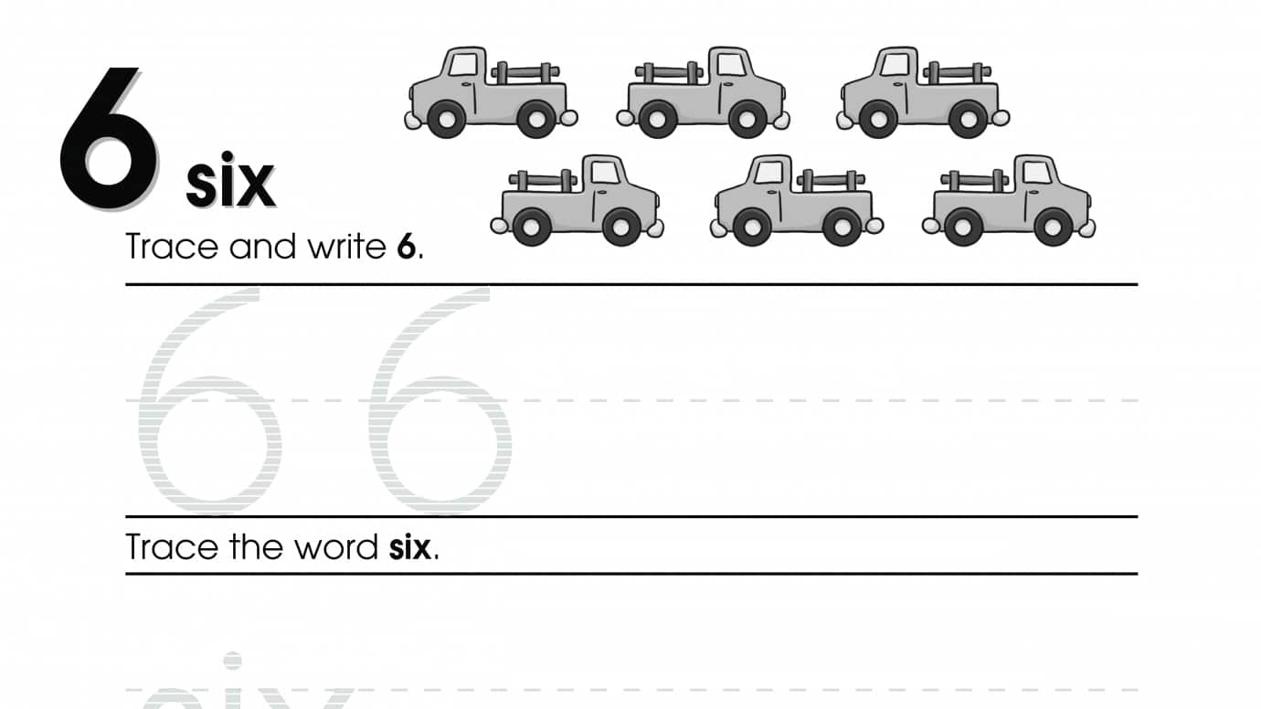 Trace, Write & Match Six