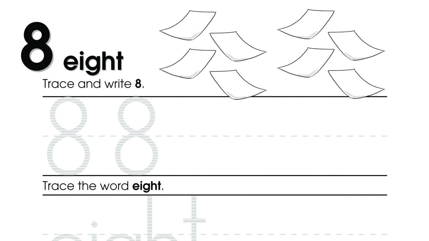 Trace, Write & Match Eight