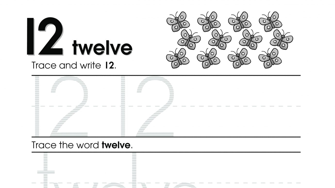 Trace, Write & Match Twelve