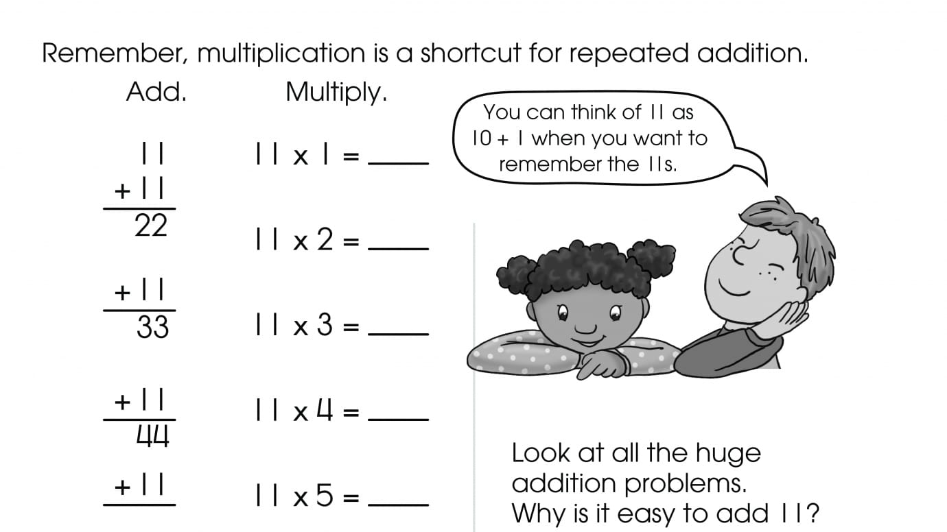 Multiply by 11