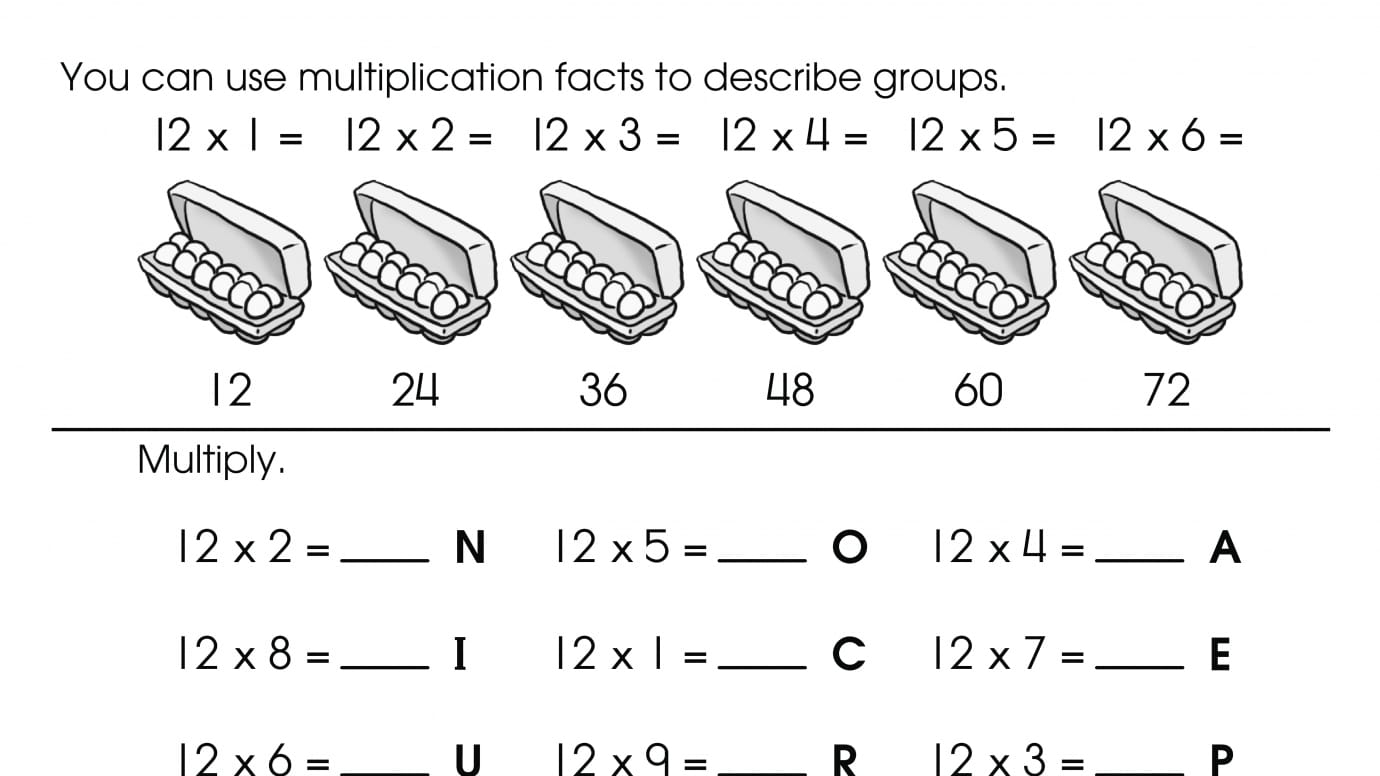 Multiply by 12
