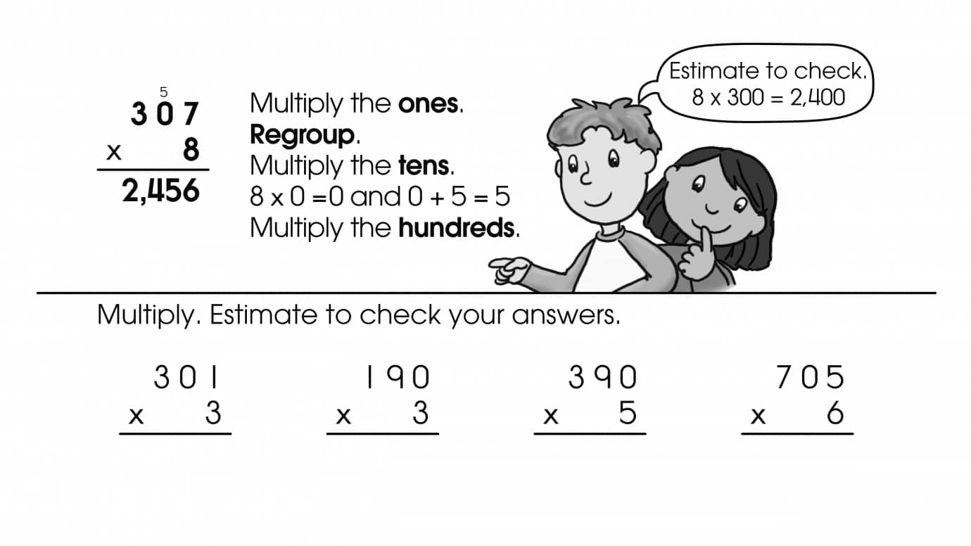 Estimate & Multiplying with Regrouping