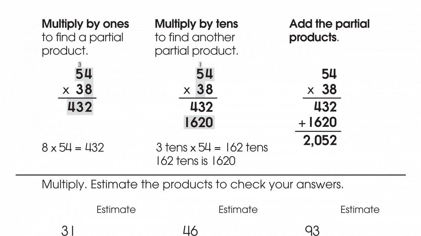 Estimate & Multiply Two-Digit Numbers