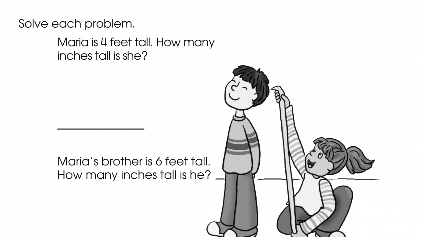 Solving Multiplication Word Problems: Measuring