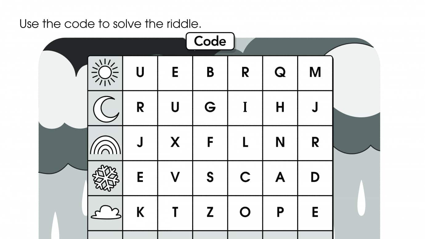 Codes and Riddles: Rainy Day