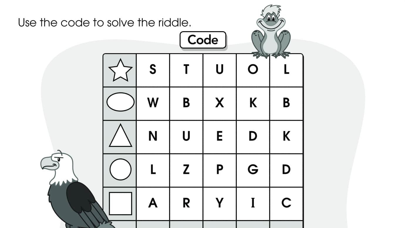 Use the Code to Solve the Riddle: Animal Haircuts