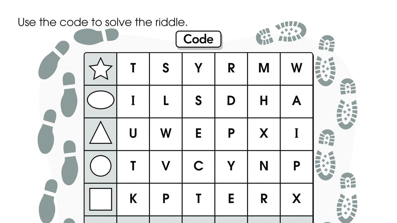 Use the Code to Solve the Riddle: Spies
