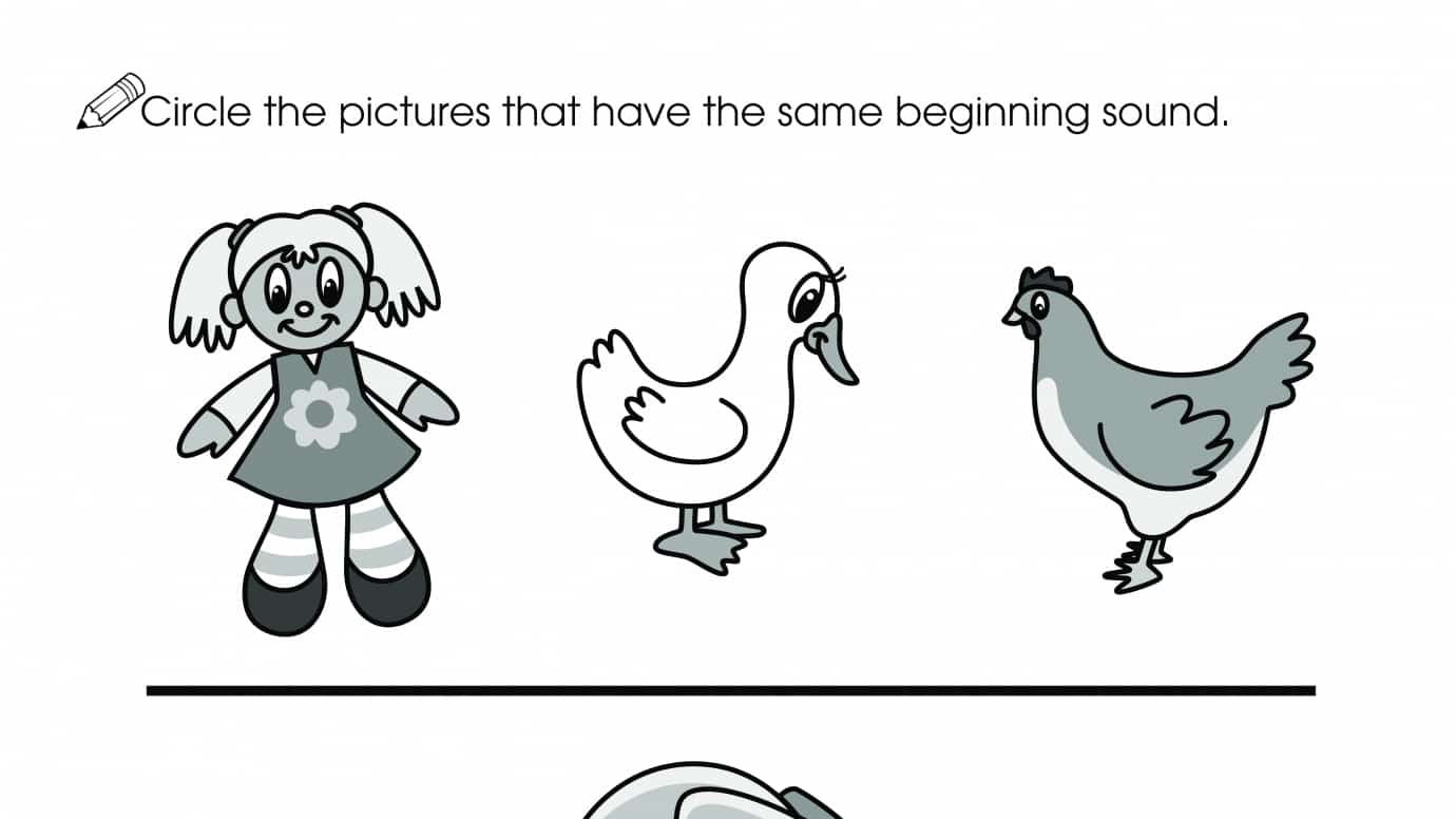 Beginning Letter Sounds D-F