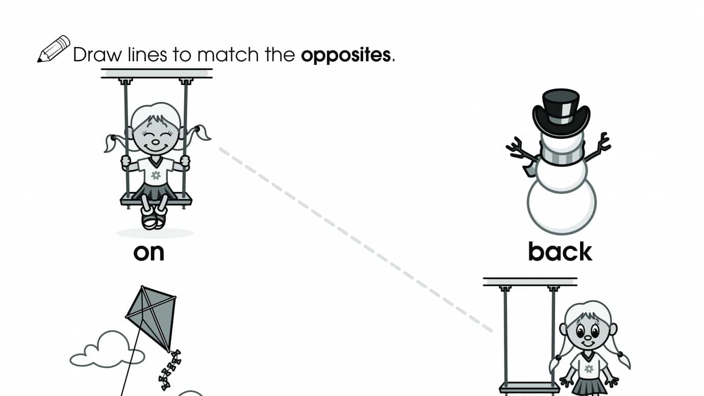 Positional Words: Opposites