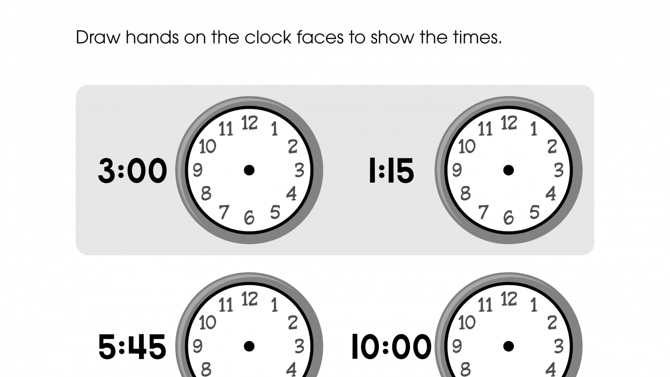 Draw the Clock Hands