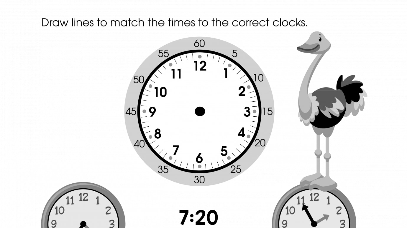 Match the Time to the Clocks