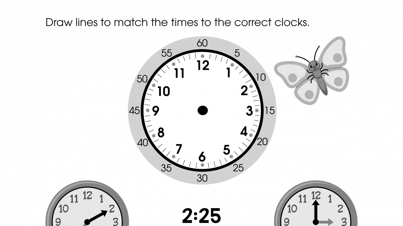 Match the Time to the Clocks