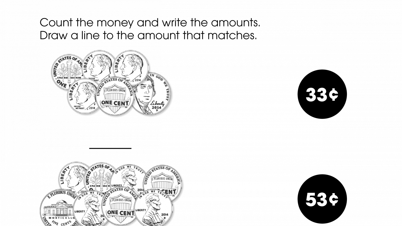 Counting Money then Match the Total