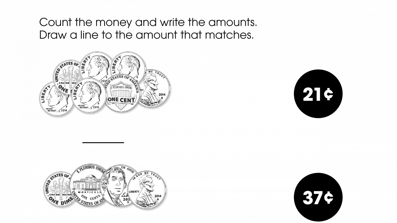 Counting Money then Match the Total