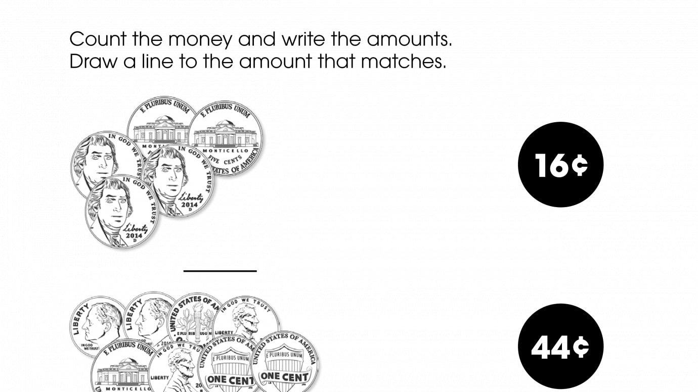 Counting Money then Match the Total