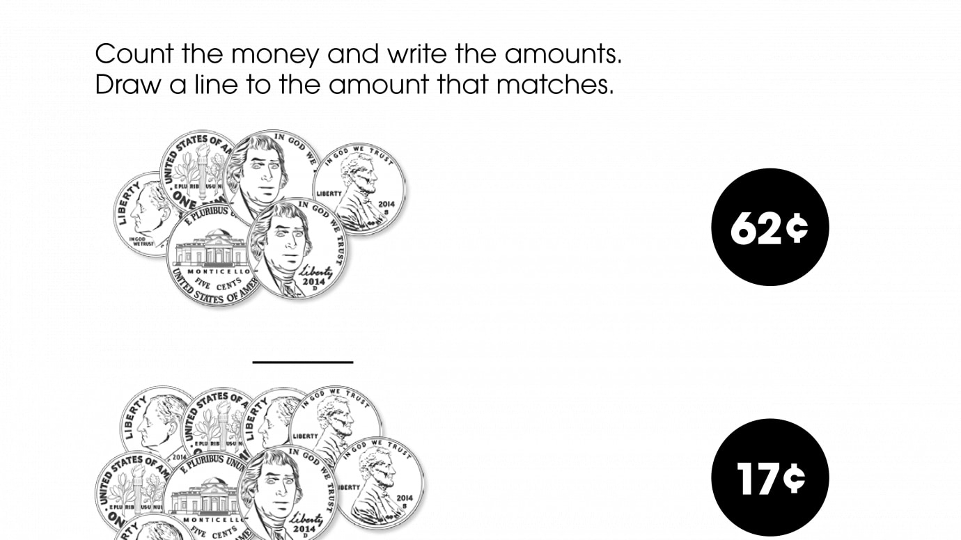 Counting Money then Match the Total