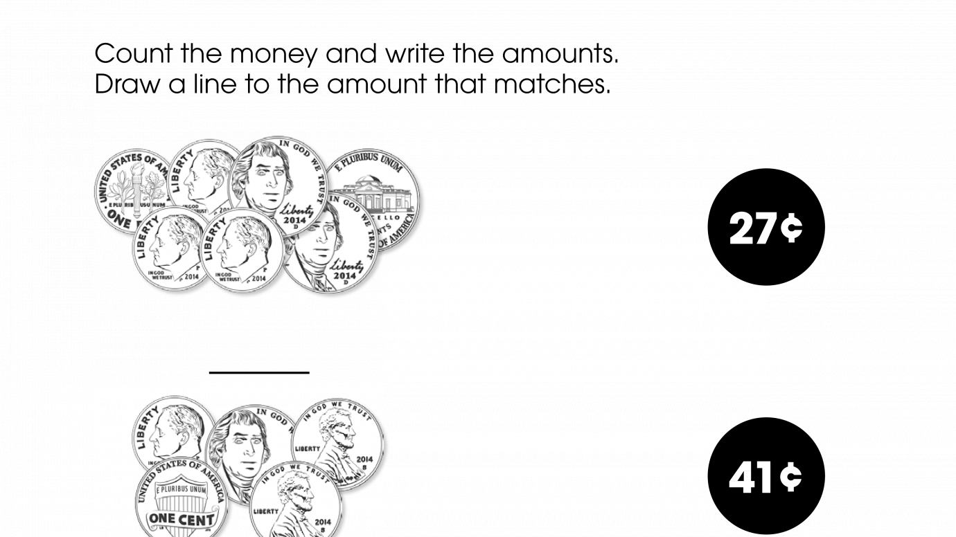 Counting Money then Match the Total