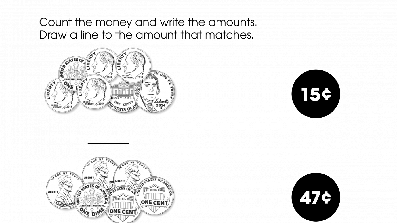 Counting Money then Match the Total