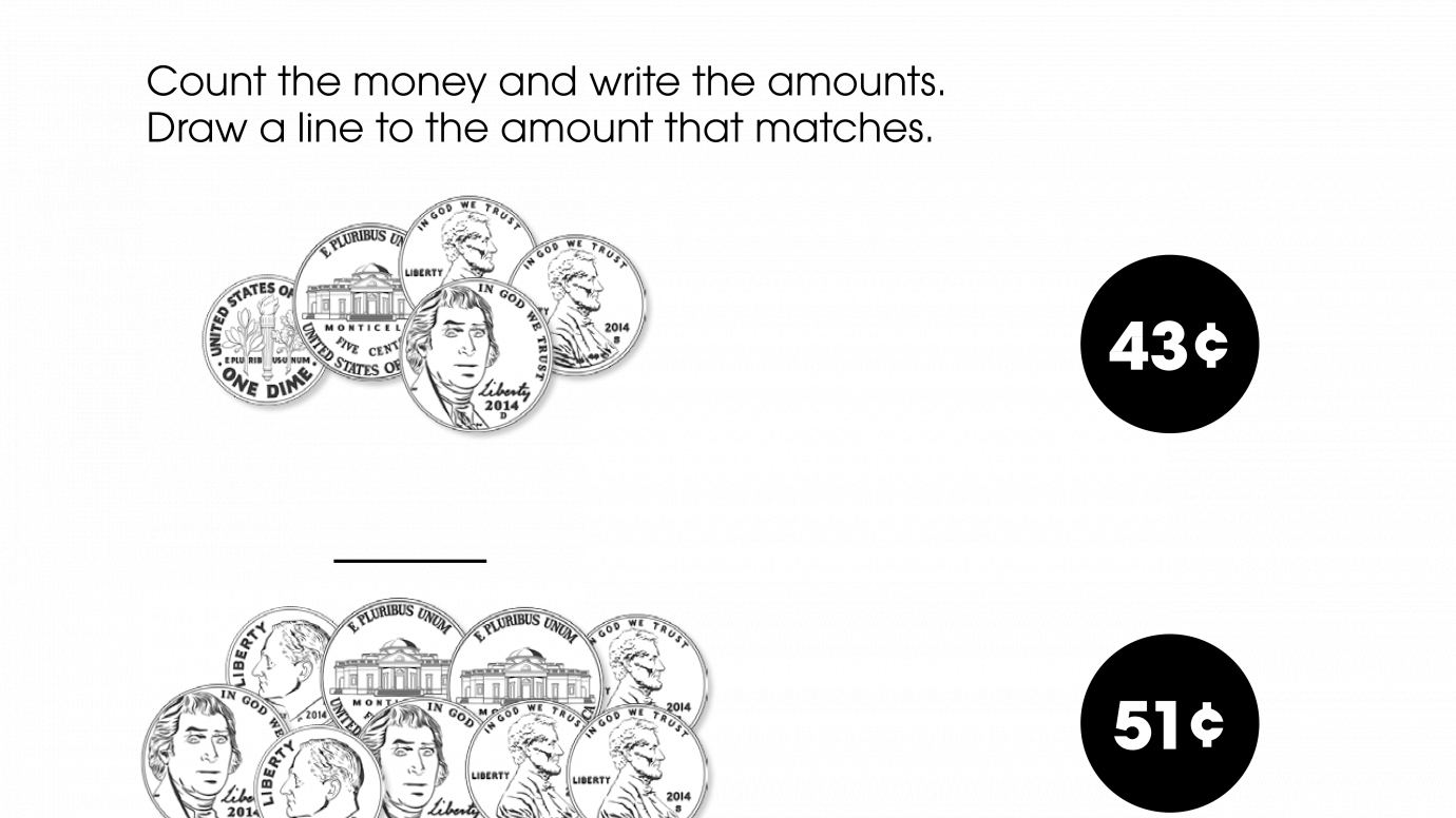 Counting Money then Match the Total