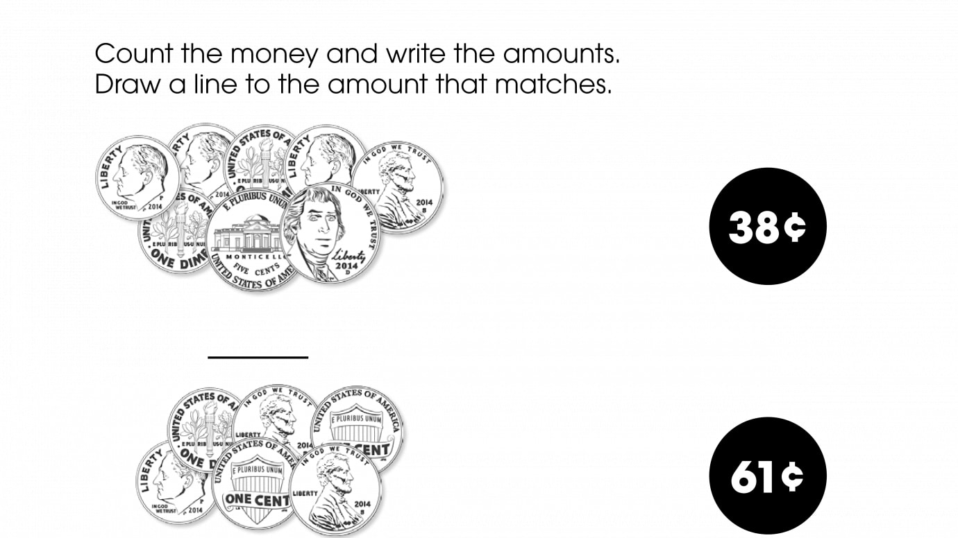 Counting Money then Match the Total