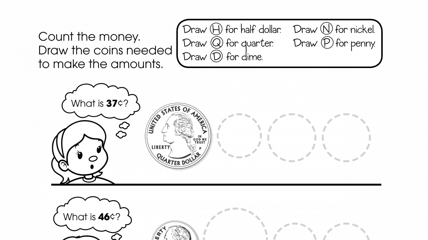 Counting Money & Drawing Coins