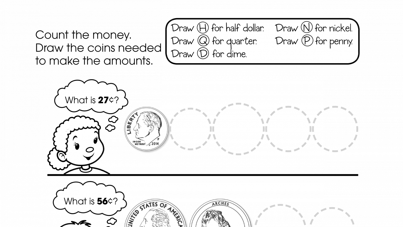 Counting Money & Drawing Coins
