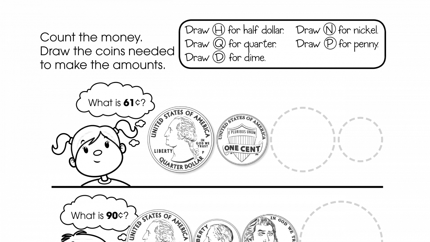 Counting Money & Drawing Coins