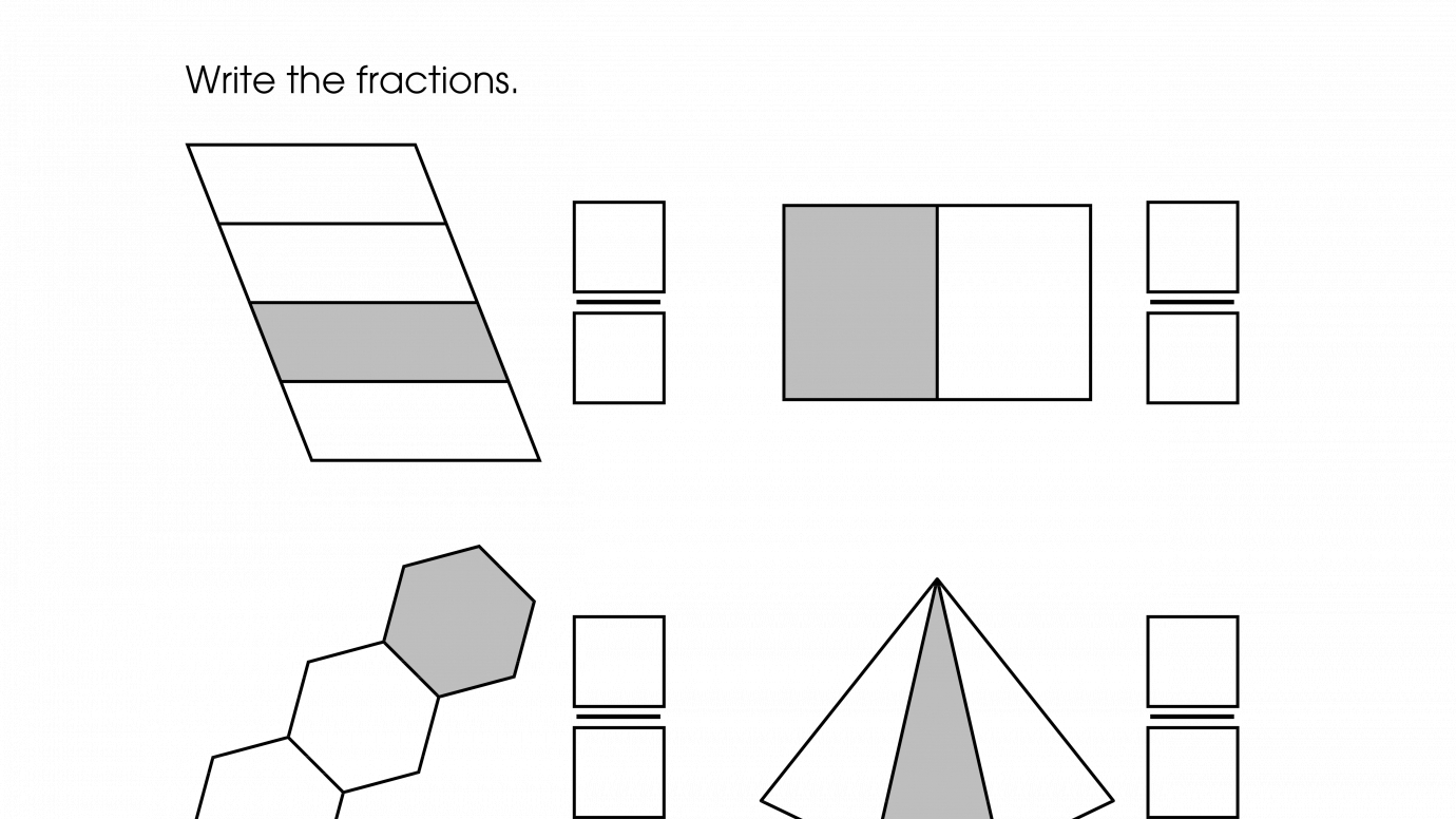 Write the Fractions