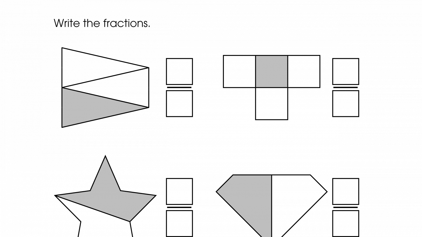 Write the Fractions