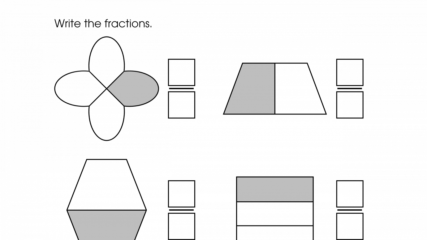 Write the Fractions