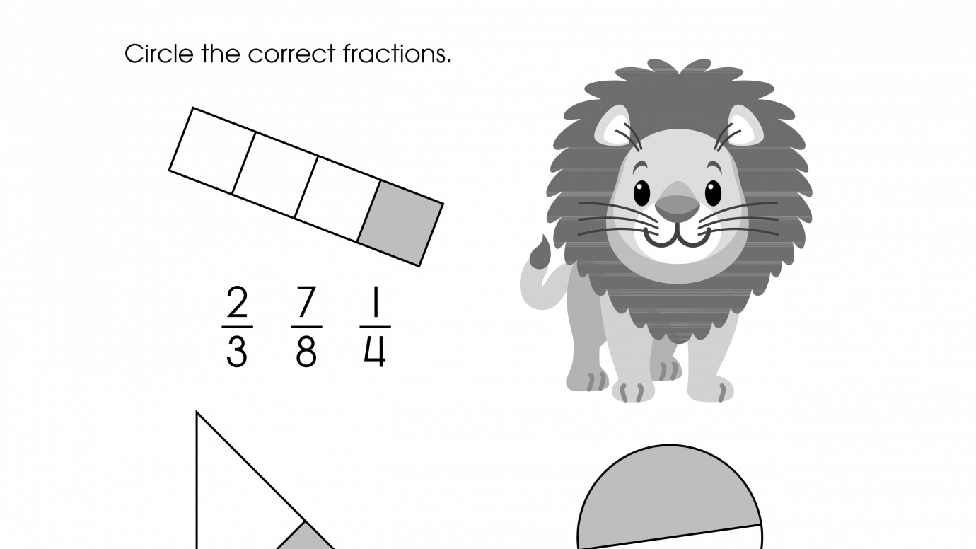 Circle the Correct Fraction